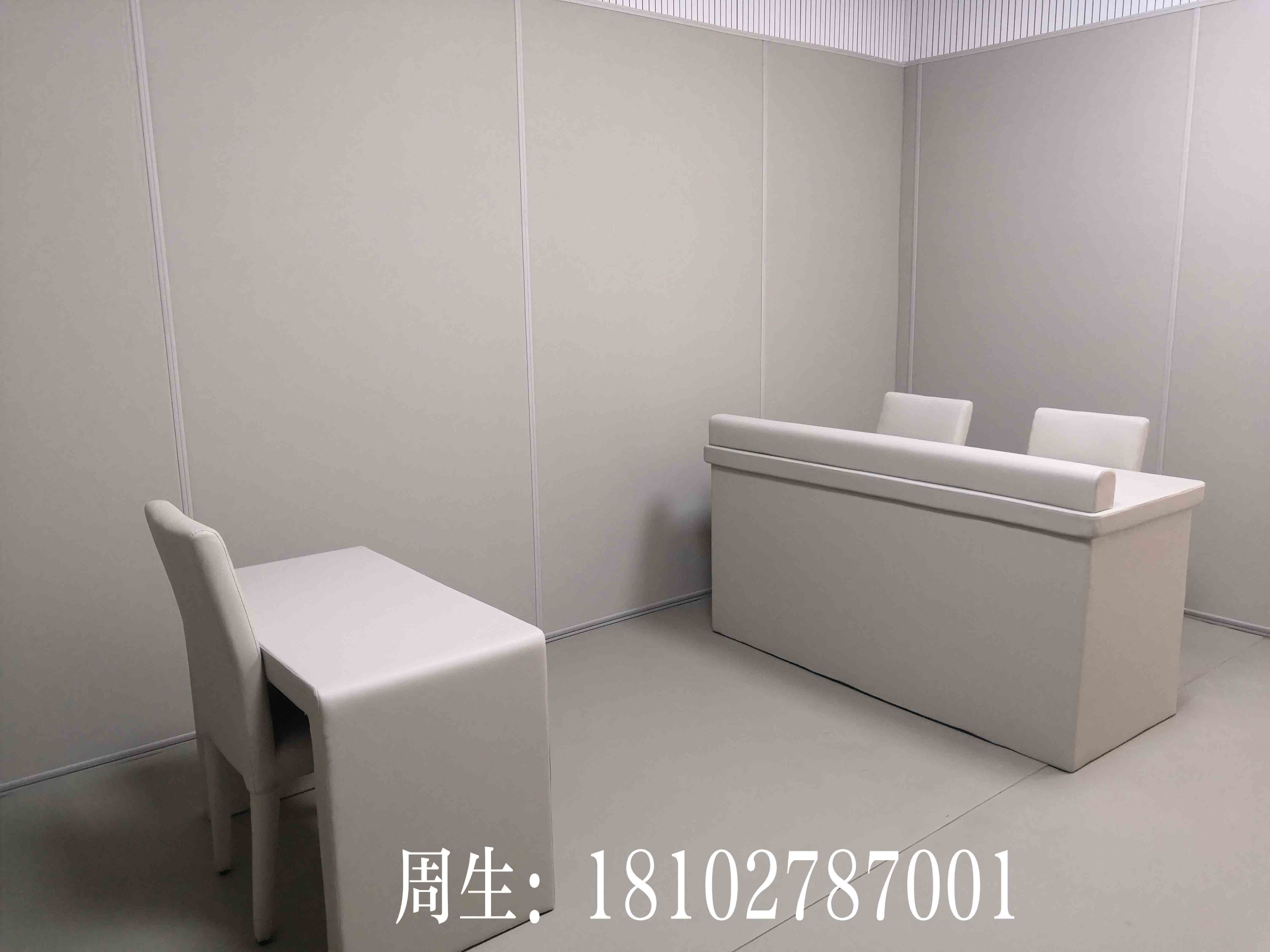 談話(huà)室防撞桌椅、留置室防撞桌椅、詢(xún)問(wèn)室防撞桌椅材料